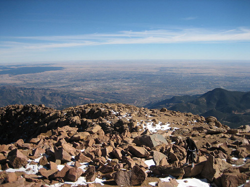View from Pikes Peak, Colorado