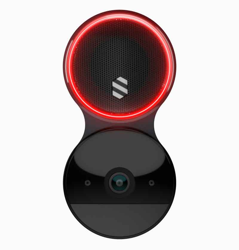 deep sentinel camera red led ring