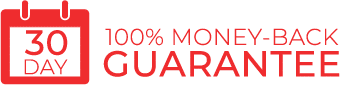 100% money back guarantee icon