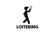 Icon regarding loitering prevention