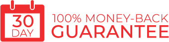 guarantee_text_7da15311b30475377626263d188cd63a 100% money back guarantee icon