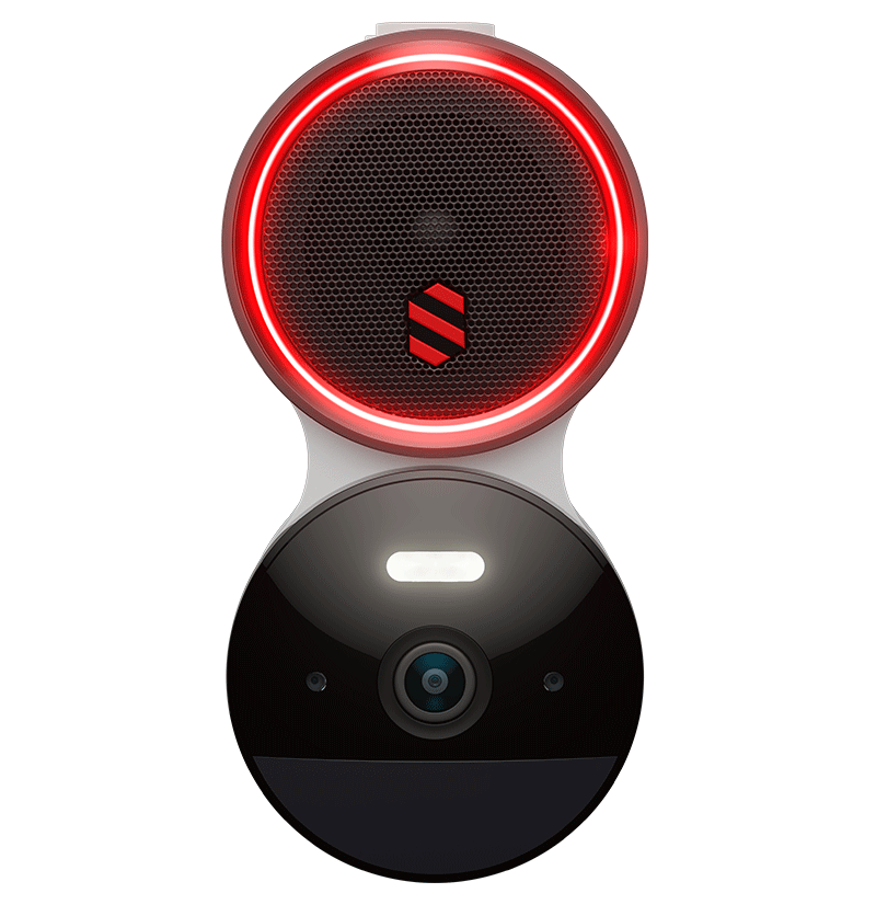 deep sentinel camera red led ring