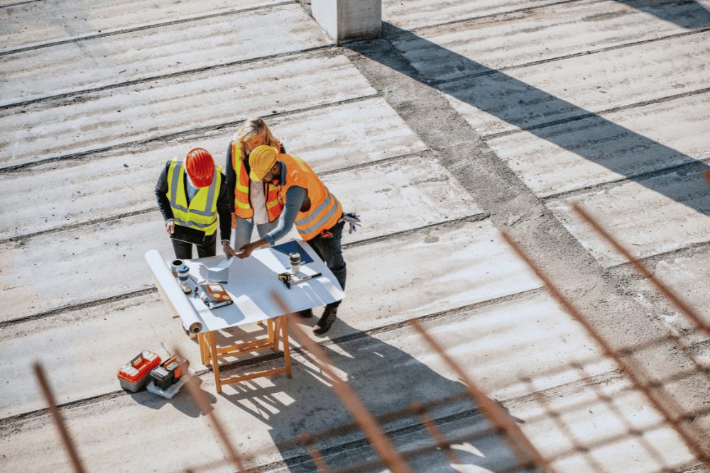 Construction set up outlet